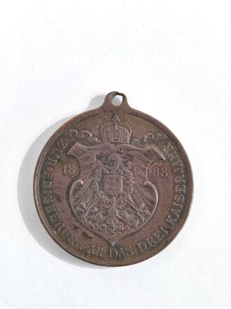 Tragbare Medaille " Erinnerung an das Drei...