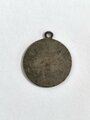 Tragbare Medaille " 1914 Völker Krieg 1915 "  Buntmetall / Durchmesser 20 mm