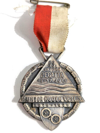 Tragbare Medaille " Mainzer Ruder Verein 1878 - 1938...