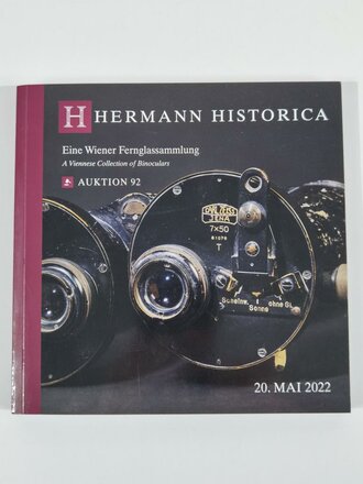 Hermann Historica Auktion 92 " Eine Wiener Fernglassammlung"  leicht gebraucht, 264 Seiten