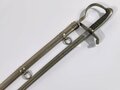 Baden, Säbel für Infanterie  Offiziere Modell 1856. Beidseitig geäzte Klinge von WKC, guter Gesamtzustand, ungerein igtes Stück