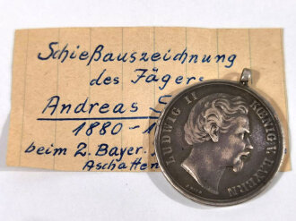 Bayern, Tragbare Medaille " Schießauszeichnung...