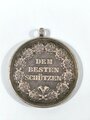 Bayern, Tragbare Medaille " Schießauszeichnung 1880 - 1883 "  34mm