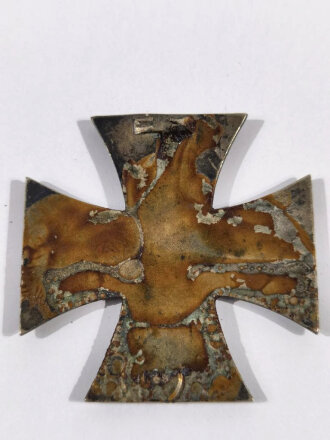 Eisernes Kreuz 1. Klasse 1939, Nadelsystem fehlt, Klebstoffreste