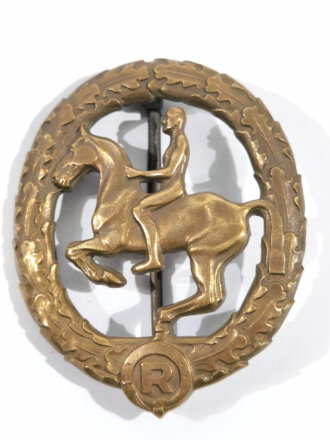 Deutsches Reiterabzeichen 1930 in Bronze. Gut erhaltene...