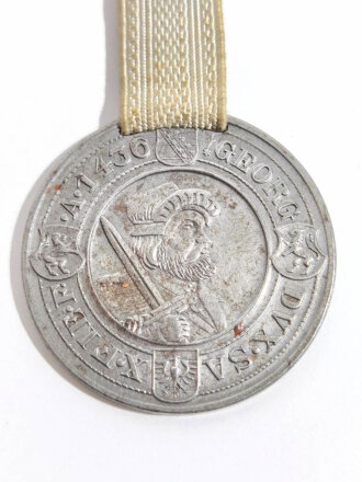 Medaille " Grenzlandtreffen 1936 zur 500 Jahrfeier des Frohnauer Hammer " Sehr selten dazu noch das Band