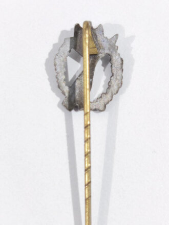 Miniatur " Infanteriesturmabzeichen Silber  in 16mm " an Nadel