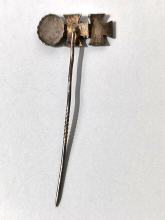 1.Weltkrieg Miniatur " Eisernes Kreuz 1. und 2. Klasse 1914 und Verwundetenabzeichen Silber 9mm "