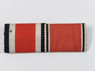 2er Bandspange, Eisernes Kreuz 2. Klasse 1939, Anschlussmedaille 13. März 1938, Breite 50mm