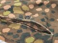 Waffen SS Erbsentarnhose, nur minimal getragenes Stück, Schneidermässig eingekürzt
