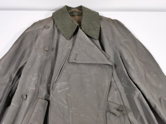 Gummierter Mantel für Kradmelder der Wehrmacht....