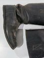 Paar Stiefel für Mannschaften der Wehrmacht. Teile der Sohlen fehlen, sonst guter Zustand, ungereinigtes Paar, Sohlenlänge 31cm