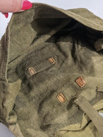 Tasche für den A Rahmen der Wehrmacht. Leicht getragenes Stück, eingestaubt