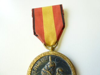 Spanien Erinnerungsmedaille an den Bürgerkrieg 1936-39, so an Deutsche Angehörige verliehen