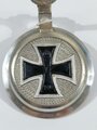 1.Weltkrieg, patriotischer Zinndeckel für Bierkrug mit Eisernem Kreuz 1914