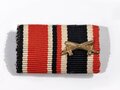 2er Bandspange, Eisernes Kreuz 2. Klasse 1939, Kriegsverdienstkreuz mit Schwerter, Breite 30mm