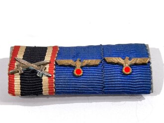 3er Bandspange Wehrmacht mit Dienstauszeichnungen, Breite...