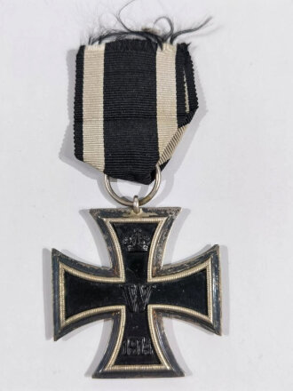 Eisernes Kreuz 2. Klasse 1914 mit Hersteller LV im Bandring