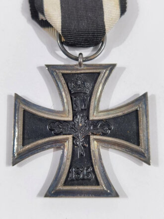 Eisernes Kreuz 2. Klasse 1914 mit Hersteller im Bandring, dieser unleserlich