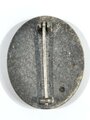 Verwundetenabzeichen 1939 in Silber , Zink versilbert  mit Hersteller 65 für Klein & Quenzer, Idar Oberstein