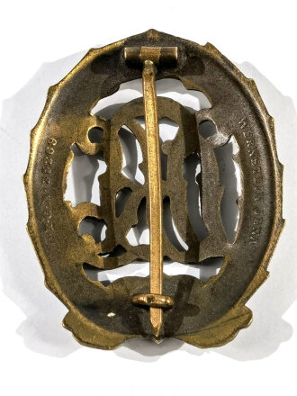 Deutsches Reichssportabzeichen DRL in Bronze. Hersteller Wernstein Jena