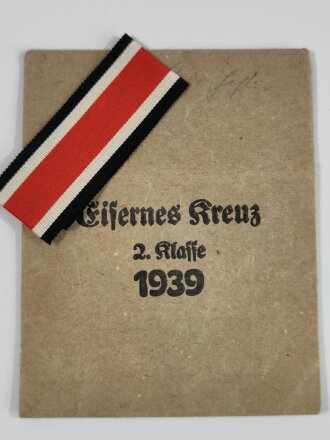 Verleihungstüte zum Eisernen Kreuz 2. Klasse1939 mit...