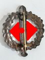 SA- Sportabzeichen in Bronze, Rückseitig leichte Rostansatz