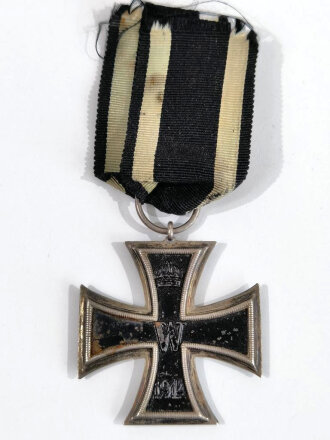 Eisernes Kreuz 2. Klasse 1914 mit Hersteller im Bandring...