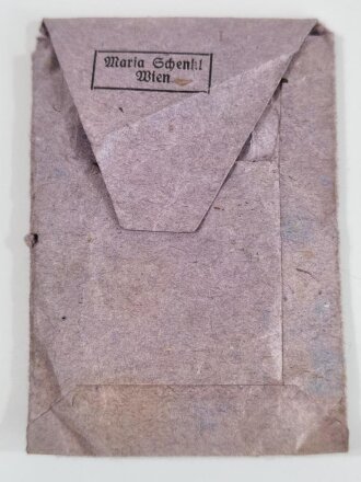 Eisernes Kreuz 2. Klasse 1939 mit Hersteller 27 im Bandring für " Anton Schenkl´s Nachfolger, Wien " mit Verleihungstüte die mit " Maria Schenkl, Wien " gestempelt, Hakenkreuz mit voller Schwärzung