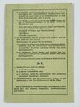 Legitimationskarte für Kaufleute, Handelsvertreter und Handlungsreisende. Ausgestellt 6. April 1937 in Frankfurt a.M der Polizei- Präsident