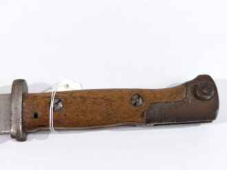 Seitengewehr M1884/98 alter Art, preussischer Kammerstück von 1888, Scheide fehlt
