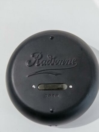 "Radsonne" Fahrradlampen Verdunkelung aus Blech. Durchmesser 11cm