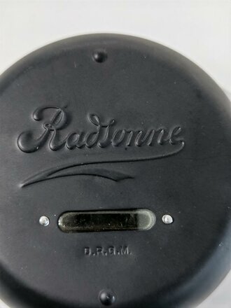 "Radsonne" Fahrradlampen Verdunkelung aus Blech. Durchmesser 11cm