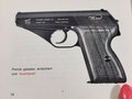 Mauser Selbstspannerpistole Modell HSc, Bedienungsanleitung