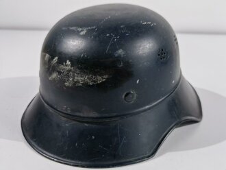 Stahlhelm Luftschutz. Emblem entfernt, ungereinigter...