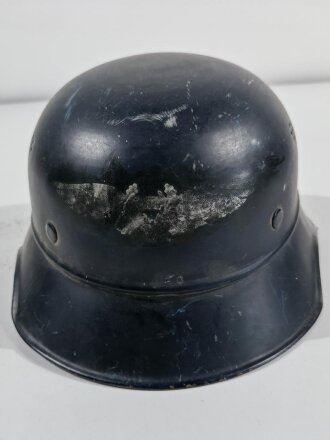 Stahlhelm Luftschutz. Emblem entfernt, ungereinigter...