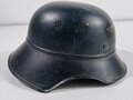 Stahlhelm Luftschutz. Emblem entfernt, ungereinigter Speicherfund85