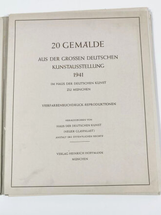 Grosse Deutsche Kunstausstellung 1941. Grossformatige...