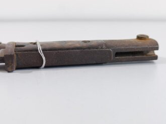 Seitengewehr M84/98 für K98 der Wehrmacht. Nummerngleiches Stück , ungereinigt
