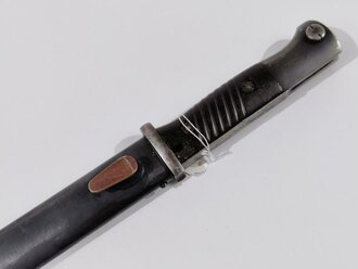 Seitengewehr M84/98 für K98 der Wehrmacht. An der...