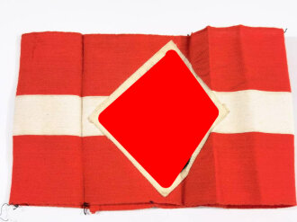Armbinde für Angehörige der Hitlerjugend, leicht getragenes Stück mit RZM Etikett