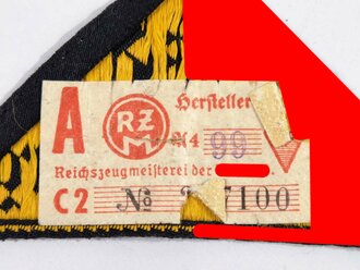 Hitlerjugend, Gebietsdreieck " Süd Württemberg"  leicht getragenes Stück mit RZM Etikett
