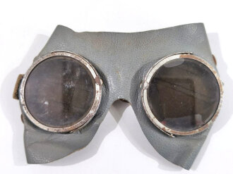 Allgemeine Schutzbrille Wehrmacht , graues Leder, die...