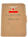 Notizblock oder Ausweishülle NSDAP Gemeinde Ettlishofen. Maße 10 x 15cm95
