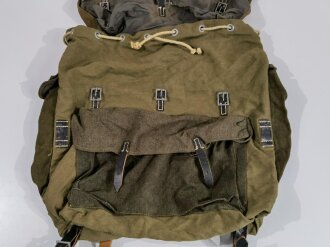 Rucksack für Gebirgstruppen der Wehrmacht, ungetragenes Stück mit Reichsbetriebsnummer