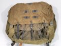 Rucksack für Gebirgstruppen der Wehrmacht, ungetragenes Stück mit Reichsbetriebsnummer