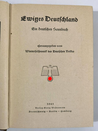 "Ewiges Deutschland Ein Deutsches Hausbuch",...