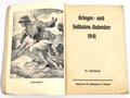 "Krieger- und Soldaten-Kalender 1941 Für Württemberg und Hohenzollern, Stuttgart, 1941, 127 Seiten, unter A4