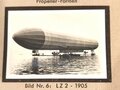 Sammelbilderalbum "Zeppelin Weltfahrten" , komplett, Einbandecke restauriert