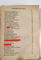 Liederbuch der Nationalsozialistischen Deutschen Arbeiterpartei, München, 1941, 189 Seiten, A6, Wasserschaden, fleckig